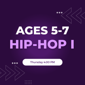 Hip-hop I Ages 5-7 Thursday 4:00 PM